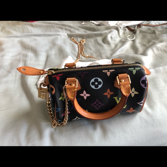 Authentic Louis Vuitton mini speedy multi color - Picture 2 of 8